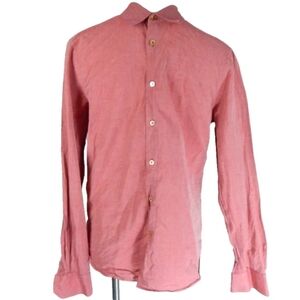 Paul Smith Linen Dress Shirt Red